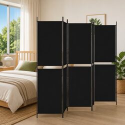 5-Panel Room Divider: Compact & Effective 250x200 cm