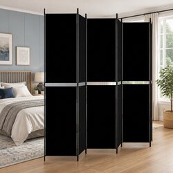 Compact and Effective 6-Panel Room Divider 300x220 cm