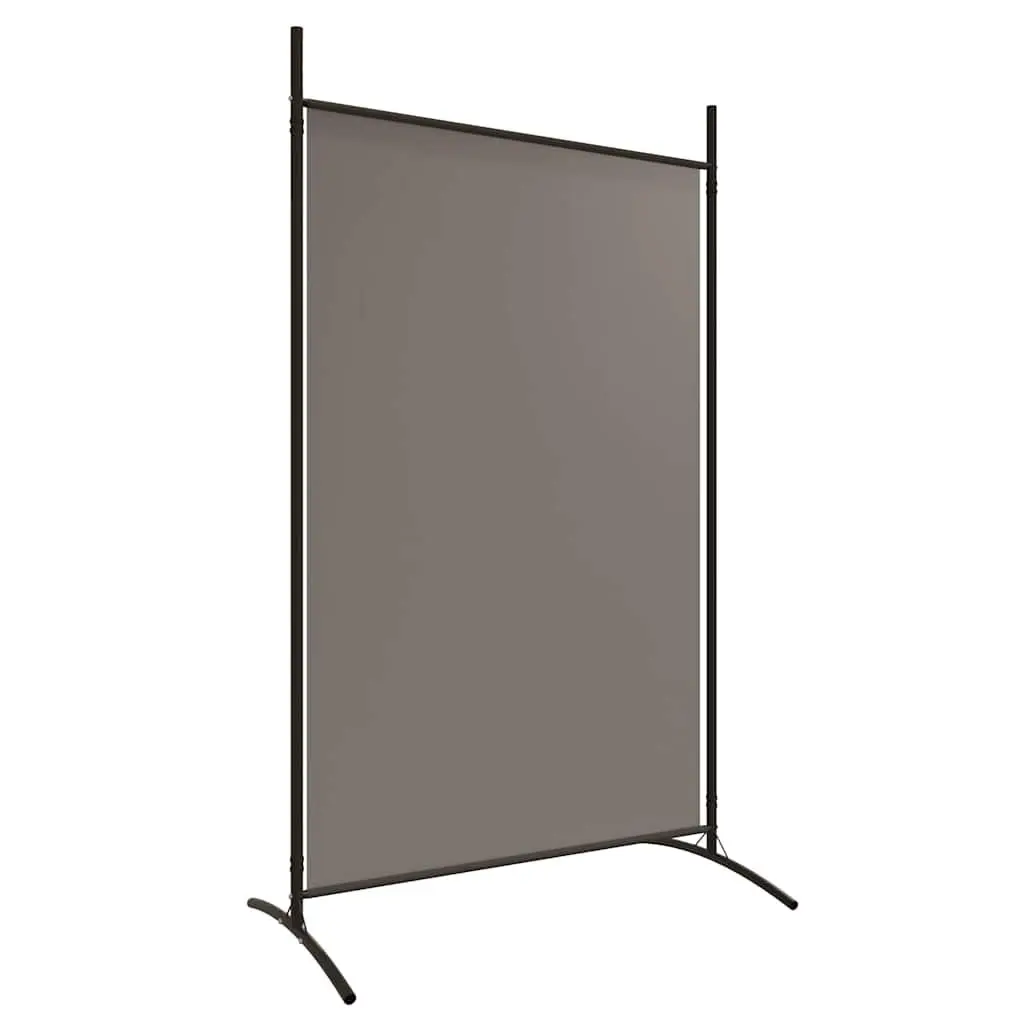 Room Divider Anthracite 2-Panel Folding Screen Partition Privacy