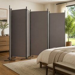 Compact and Efficient 6-Panel Room Divider Screen
