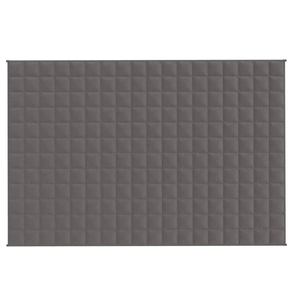Weighted Blanket 120x180cm Grey 5kg for Better Sleep and Relaxation with Soft Pressure Therapy