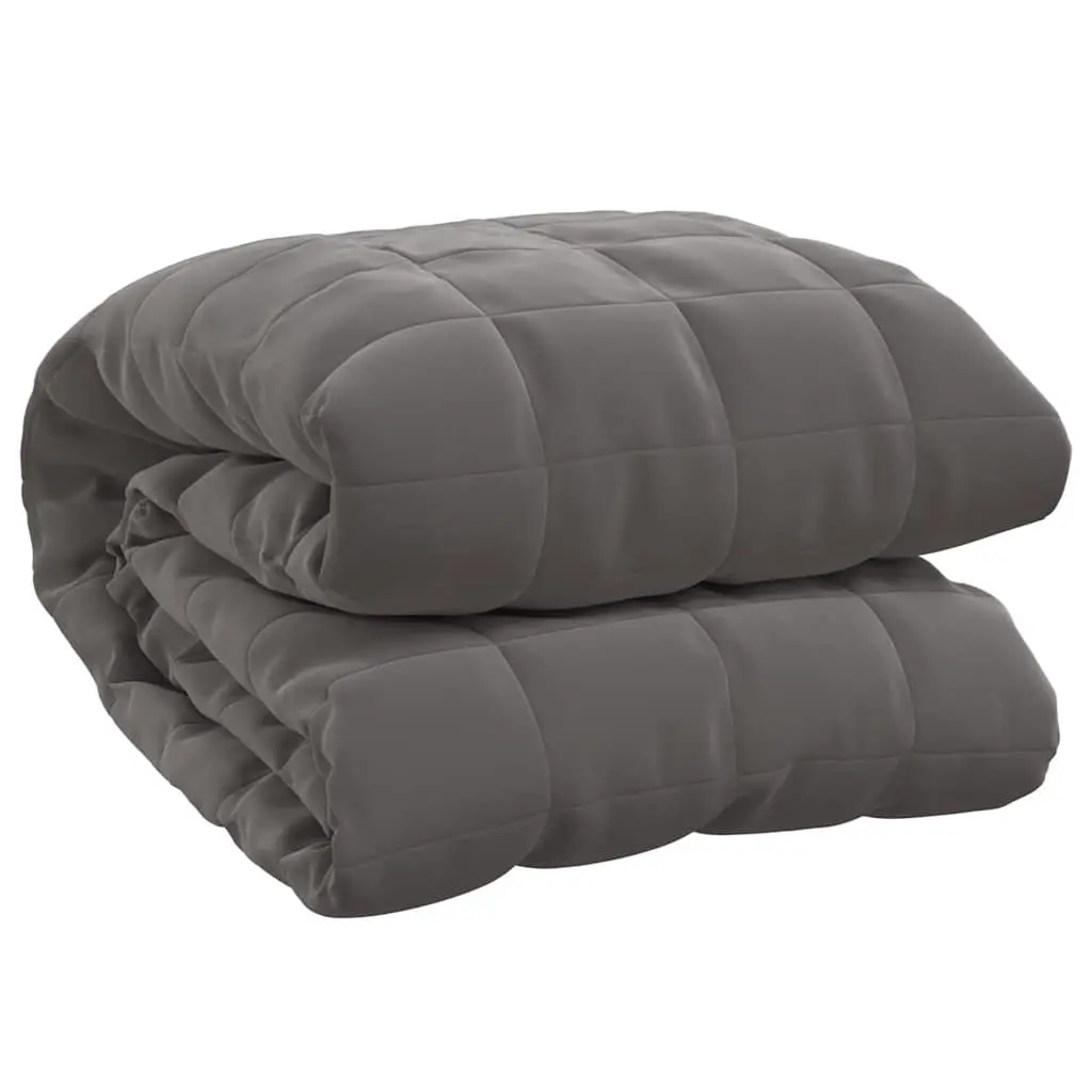 Weighted Blanket Grey 120x180 cm 9 kg Breathable Fabric Even Pressure Distribution
