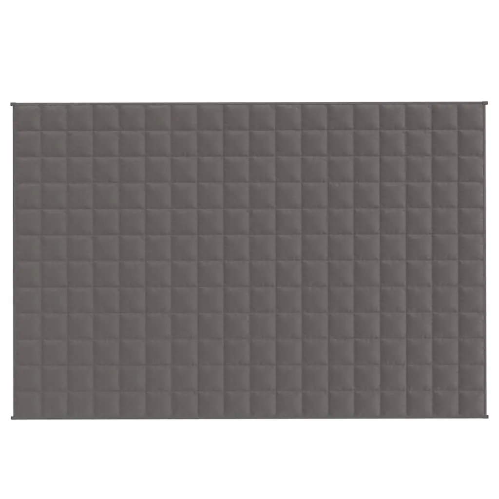 Weighted Blanket Grey 120x180 cm 9 kg Breathable Fabric Even Pressure Distribution