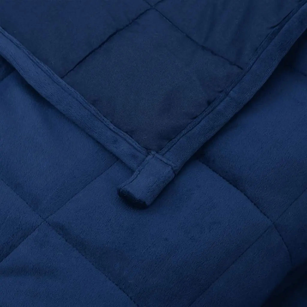 Weighted Blanket Blue 120x180 cm 5 kg Breathable Fabric Sleep Aid Comfort
