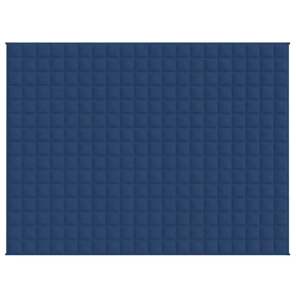 Weighted Blanket Blue 150x200 cm 7 kg Pressure Relief Comfort