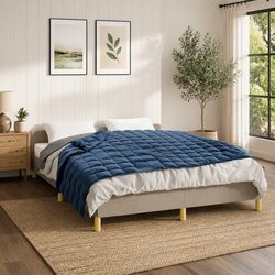 Compact Blue Weighted Blanket 150x200 cm 11 kg