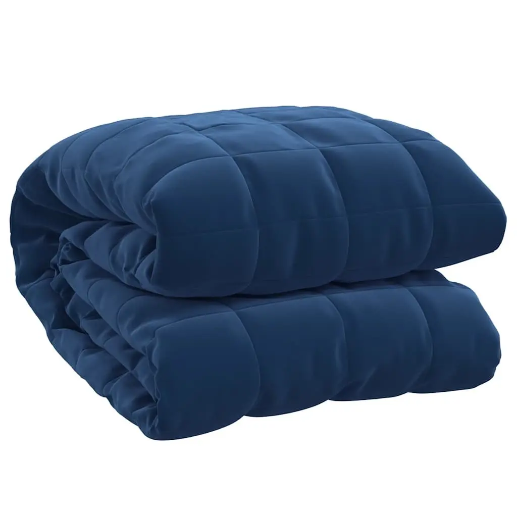 Weighted Blanket Blue 150x200 cm 11 kg Soft Fabric Pressure Relief