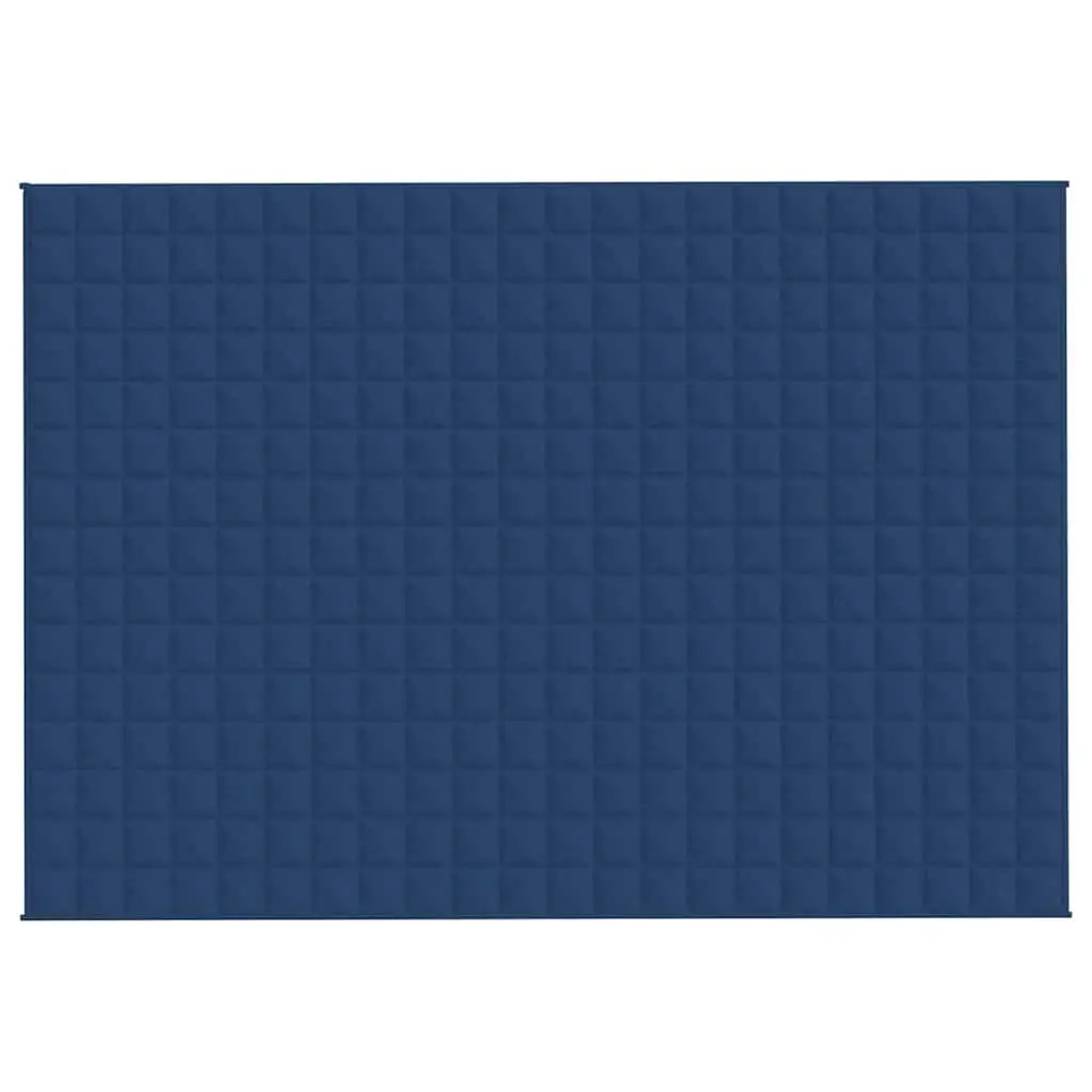 Weighted Blanket Blue 155x220 cm 11 kg Heavy Soft Breathable Fabric