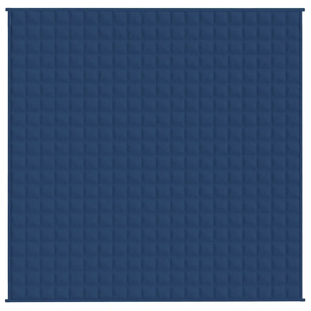 Weighted Blanket 200x200cm Blue 13kg Soft Filling Pressure Therapy