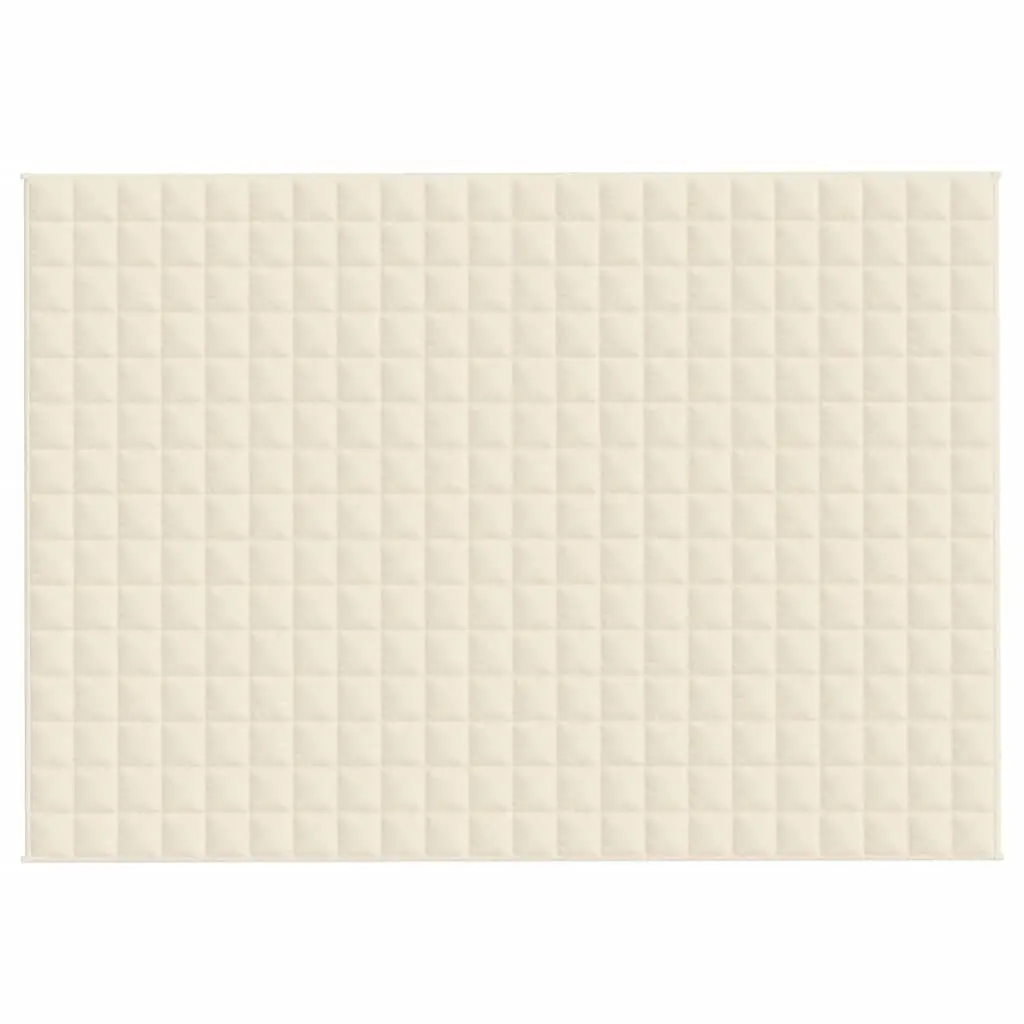 Weighted Blanket Light Cream 155x220cm 11kg Even Pressure Relaxation Sleep Aid