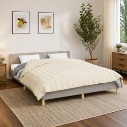 Essential 200x200 cm Weighted Blanket 9kg for Restful Sleep