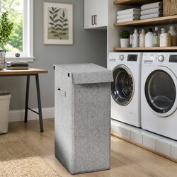Grey Laundry Hamper
