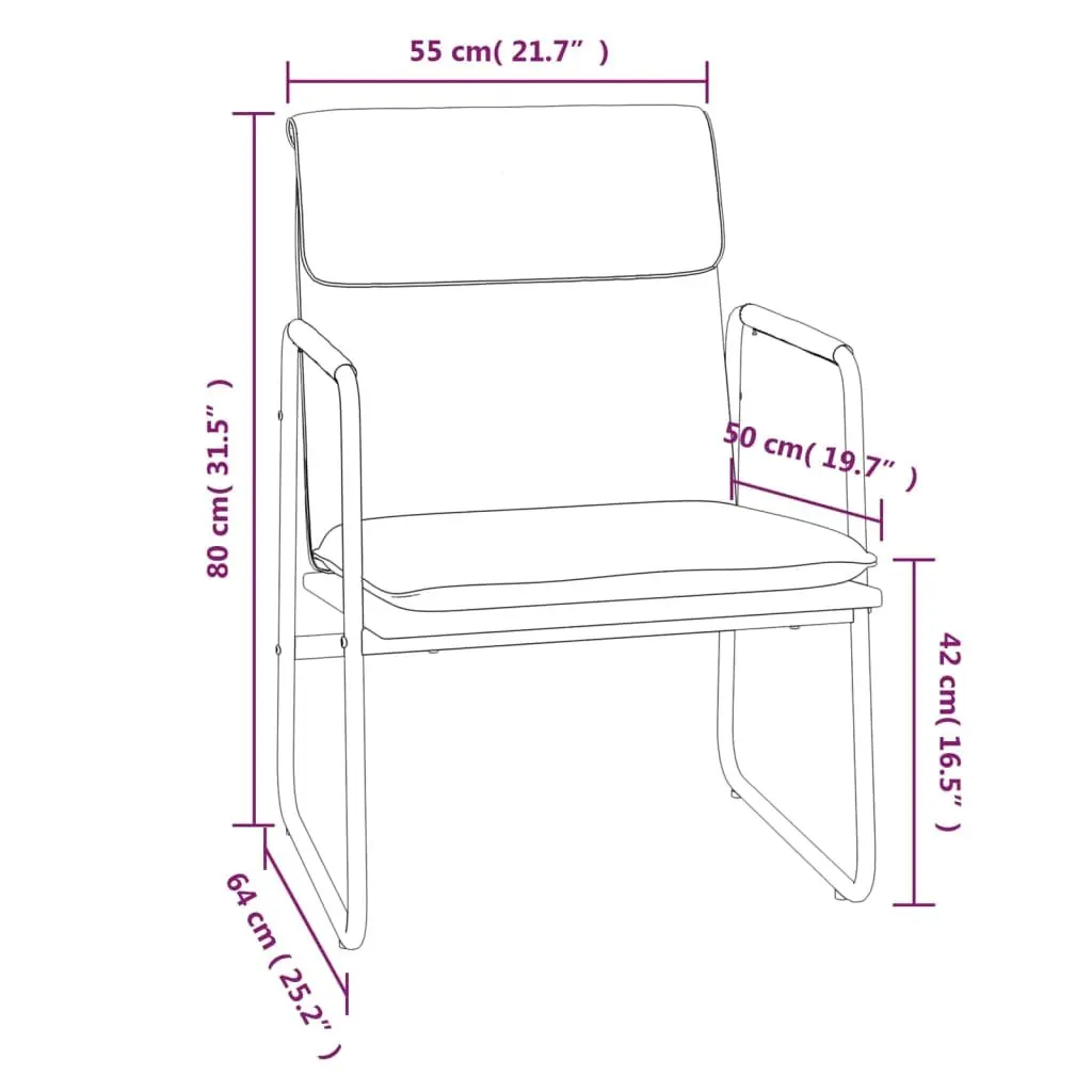 Lounge Chair Cream Fabric Upholstered Armchair Recliner Living Room Furniture