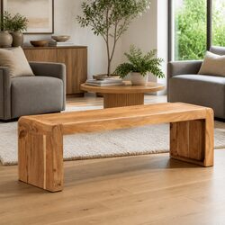 Your New TV Stand 110x33x33 cm in Solid Acacia Wood