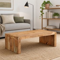 Acacia Wood Coffee Table - Durable and Stylish