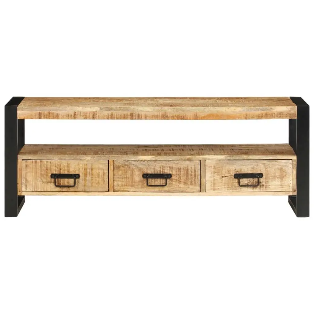Solid Wood TV Cabinet 120x30x45 cm Brown