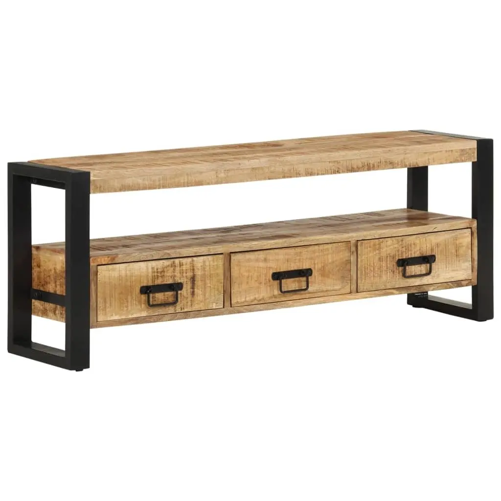 Solid Wood TV Cabinet 120x30x45 cm Brown