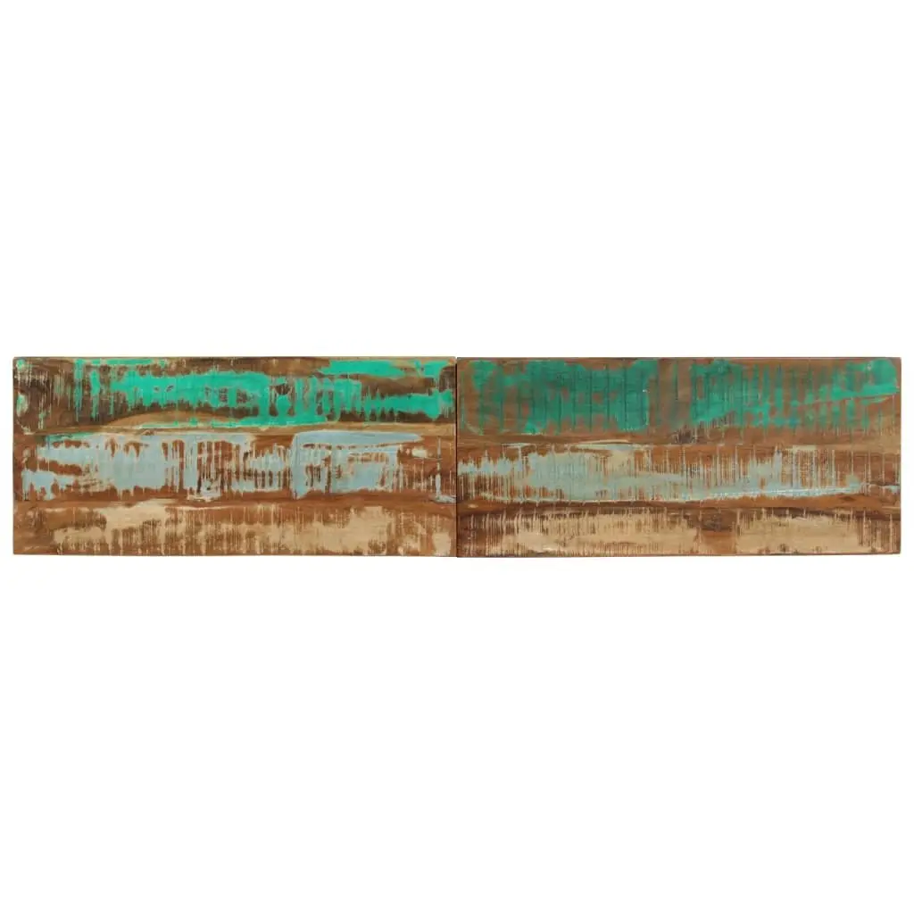 Industrial Bench Brown 160x35x46 cm Solid Reclaimed Wood with Powder-Coated Iron Frame
