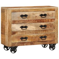 Compact Sideboard with 3 Drawers: Simple and Effective