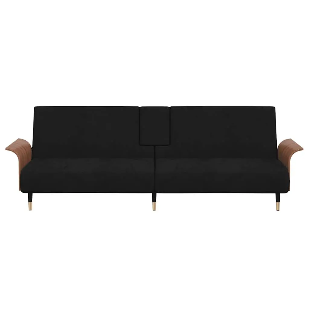 Sofa Bed with Adjustable Backrest and Foldable Table