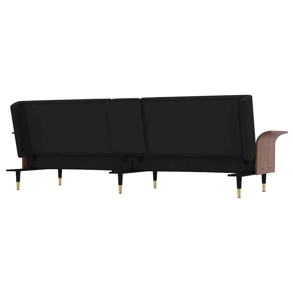 Sofa Bed with Adjustable Backrest and Foldable Table