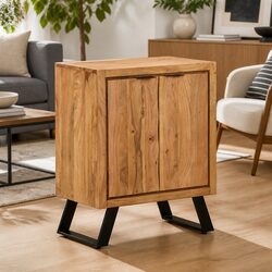Concise and Stylish Solid Wood Sideboard Cabinet