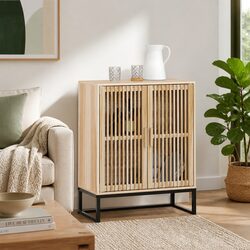 Brown Sideboard Storage Cabinet 60x30x75cm