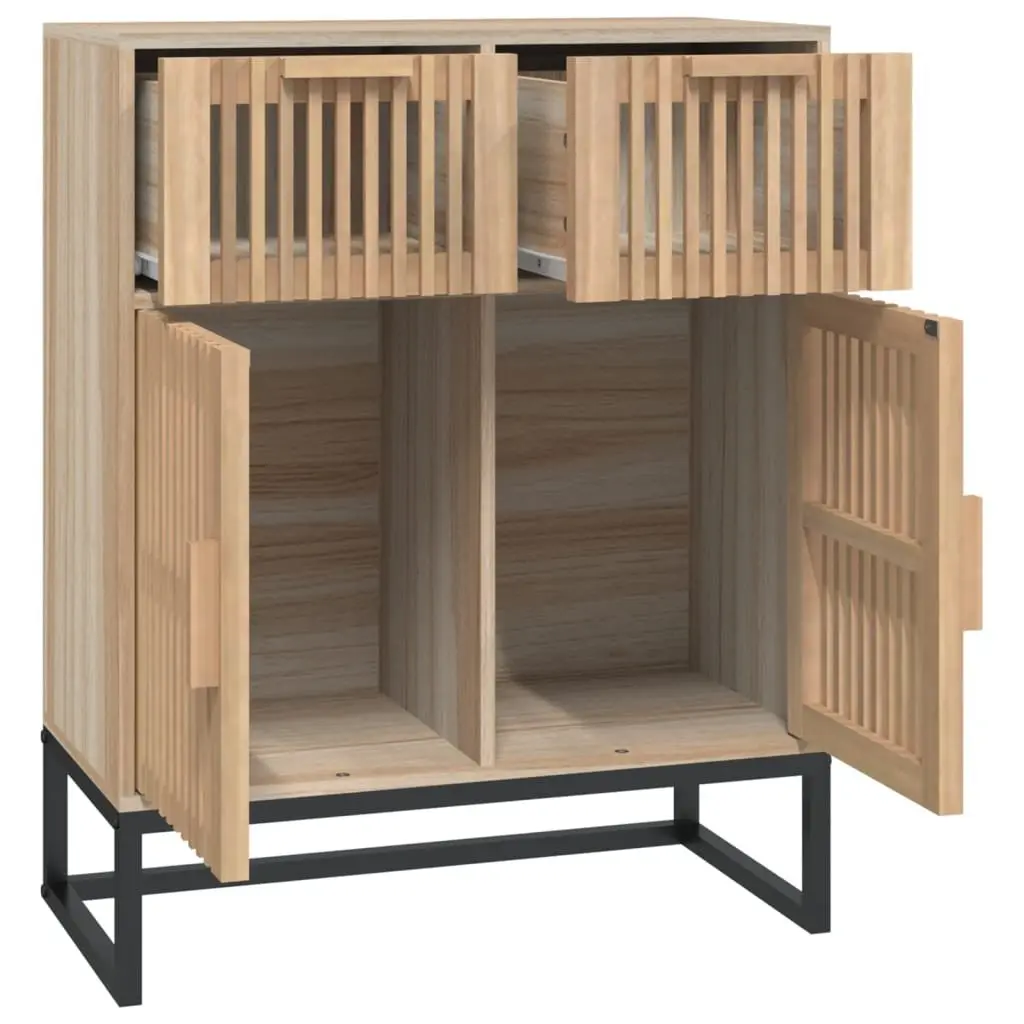 Sideboard Cabinet Brown 60x30x75 cm Engineered Wood with Doors