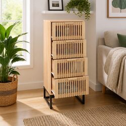 Brown Highboard with Drawers