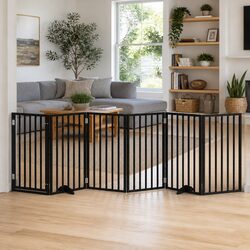 Concise and Functional 6-Panel Dog Gate