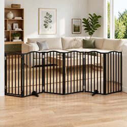 Efficient 6-Panel Dog Gate for Your Pets