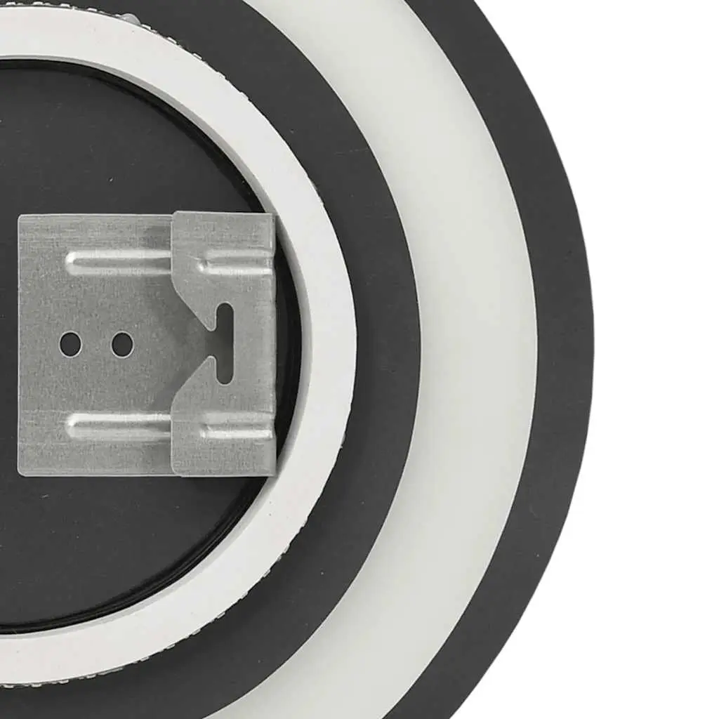 LED Bathroom Mirror Transparent 40cm Round Wall Mount Waterproof Integrated LED Lights