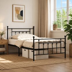 Sturdy Metal Bed Frame with Great Support