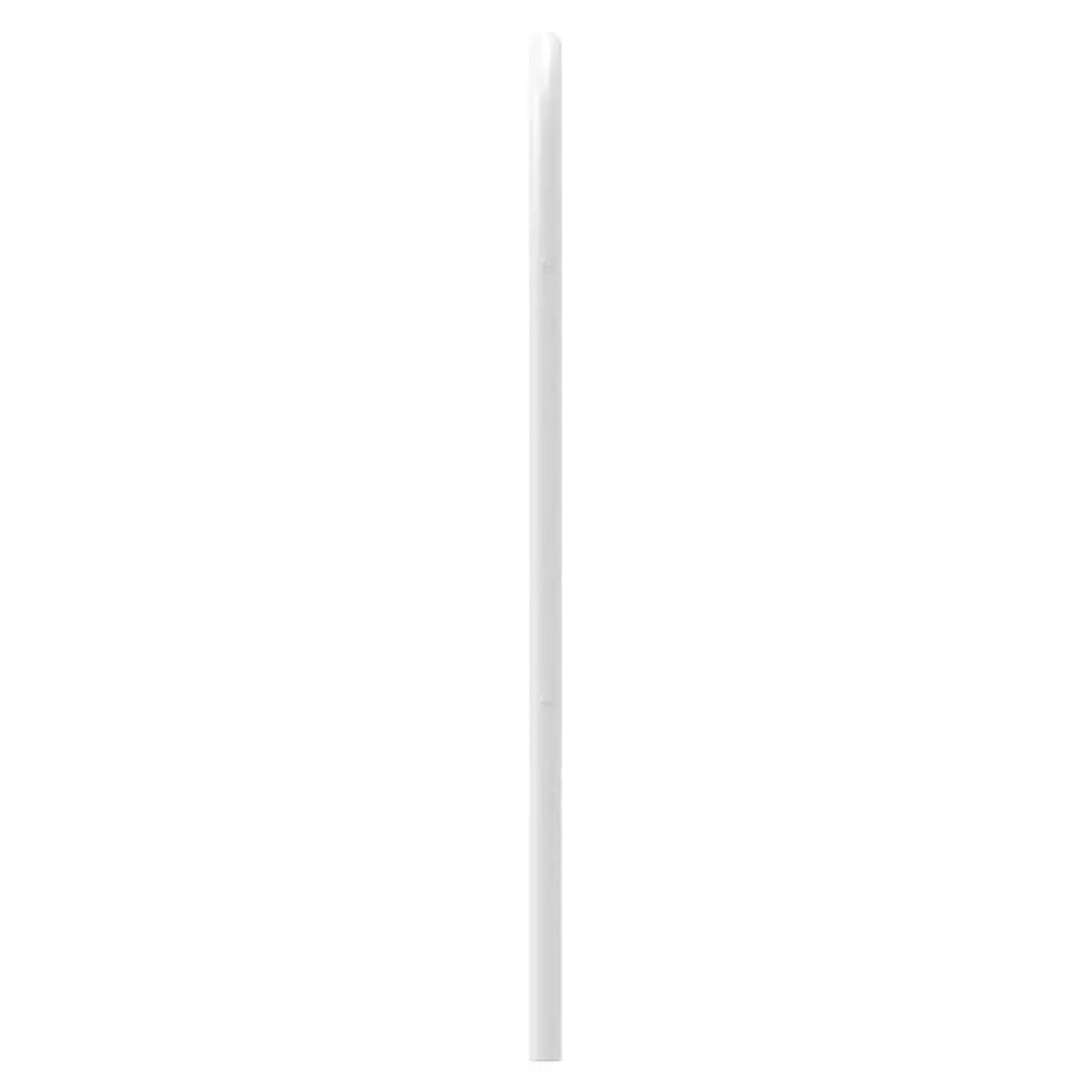 Metal Headboard White 90 cm Powder Coated Steel Back Support