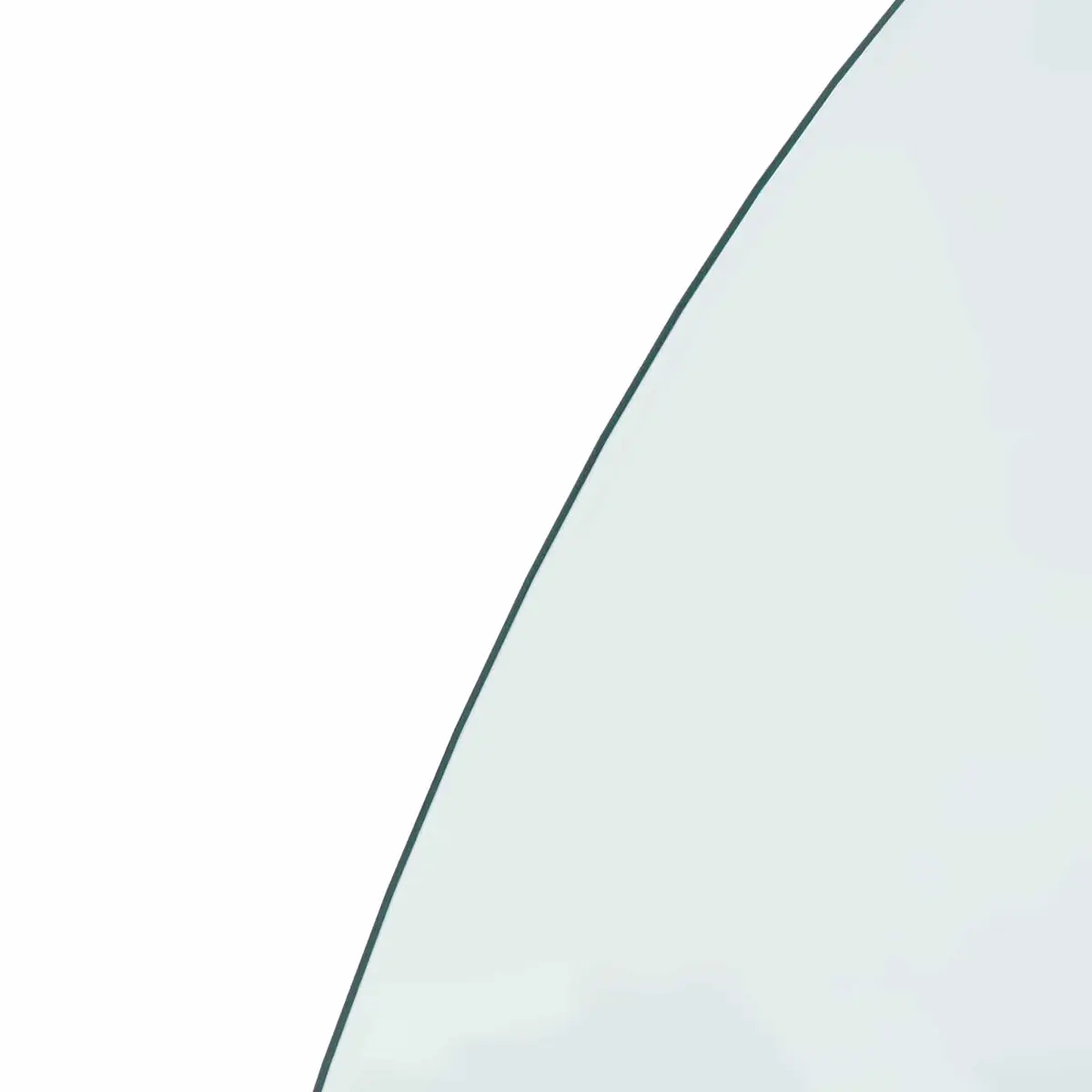 Fireplace Hearth Protector Transparent 1000 x 600 mm Heat-Resistant Tempered Glass