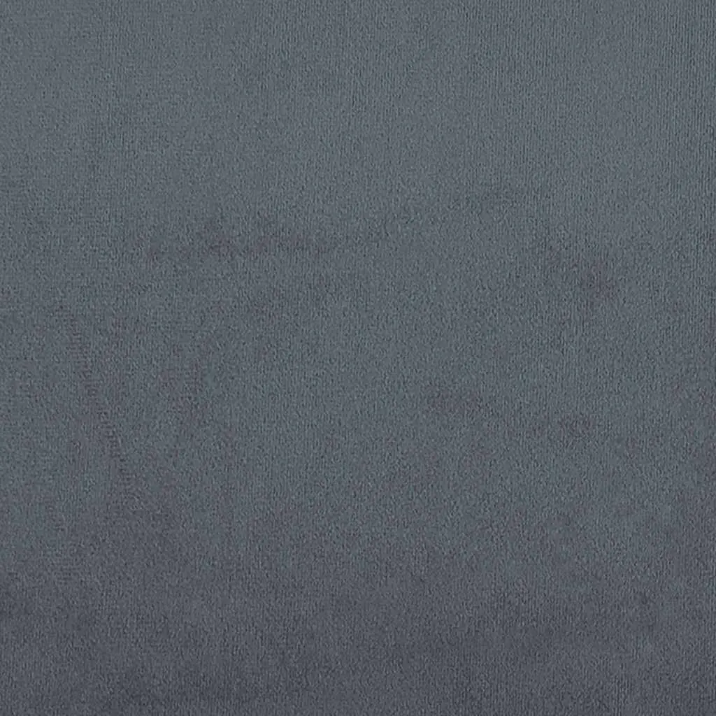 Day Bed Grey Velvet Frame 90x190 cm Sofa Bed Multifunctional Sleeper Couch
