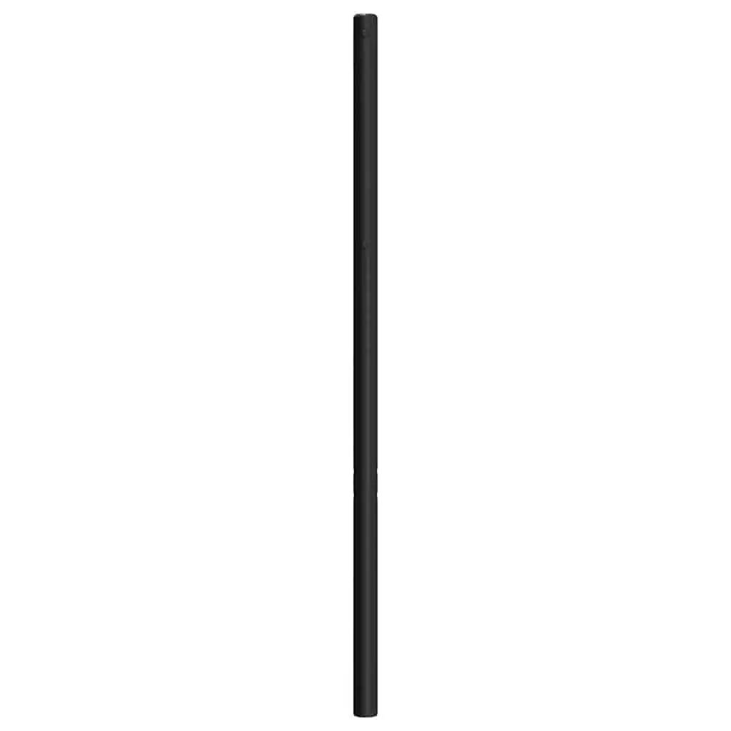 Black Metal 107cm Headboard Bed Frame Support Sturdy Steel Construction