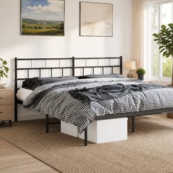 Compact and Stylish Metal Headboard for Your Bed