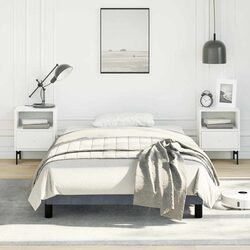 King Single Bed Frame with Velvet Upholstery
