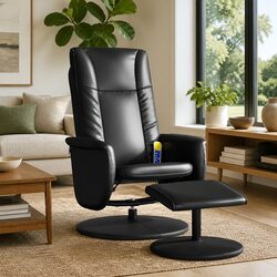 Massage Recliner Chair with Footstool