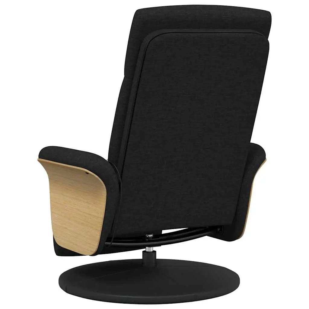 Massage Recliner Chair Black Adjustable 360 Degree Swivel Vibration Function