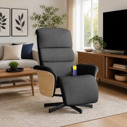 Massage Recliner Chair with Swivel Base