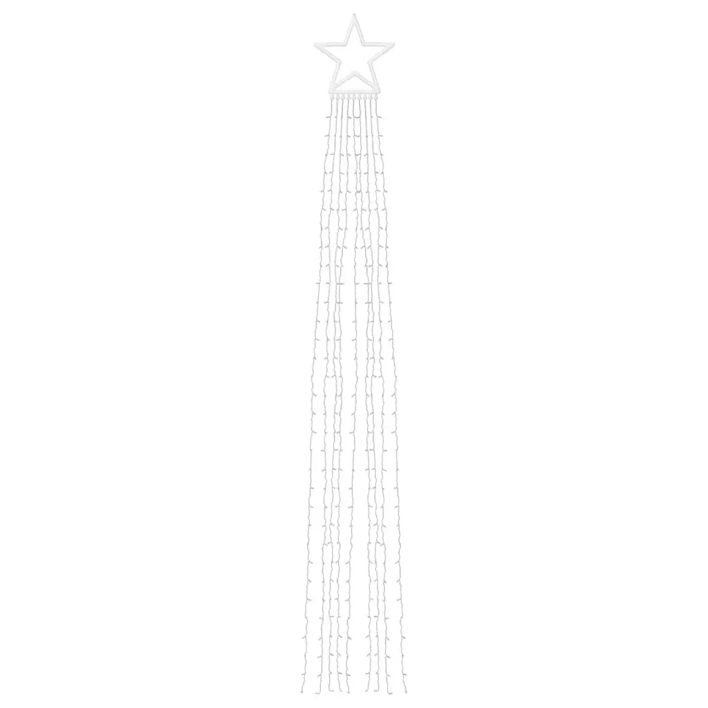 Christmas Tree Light Warm White 375cm 320 LEDs 8 Modes Waterproof Decoration