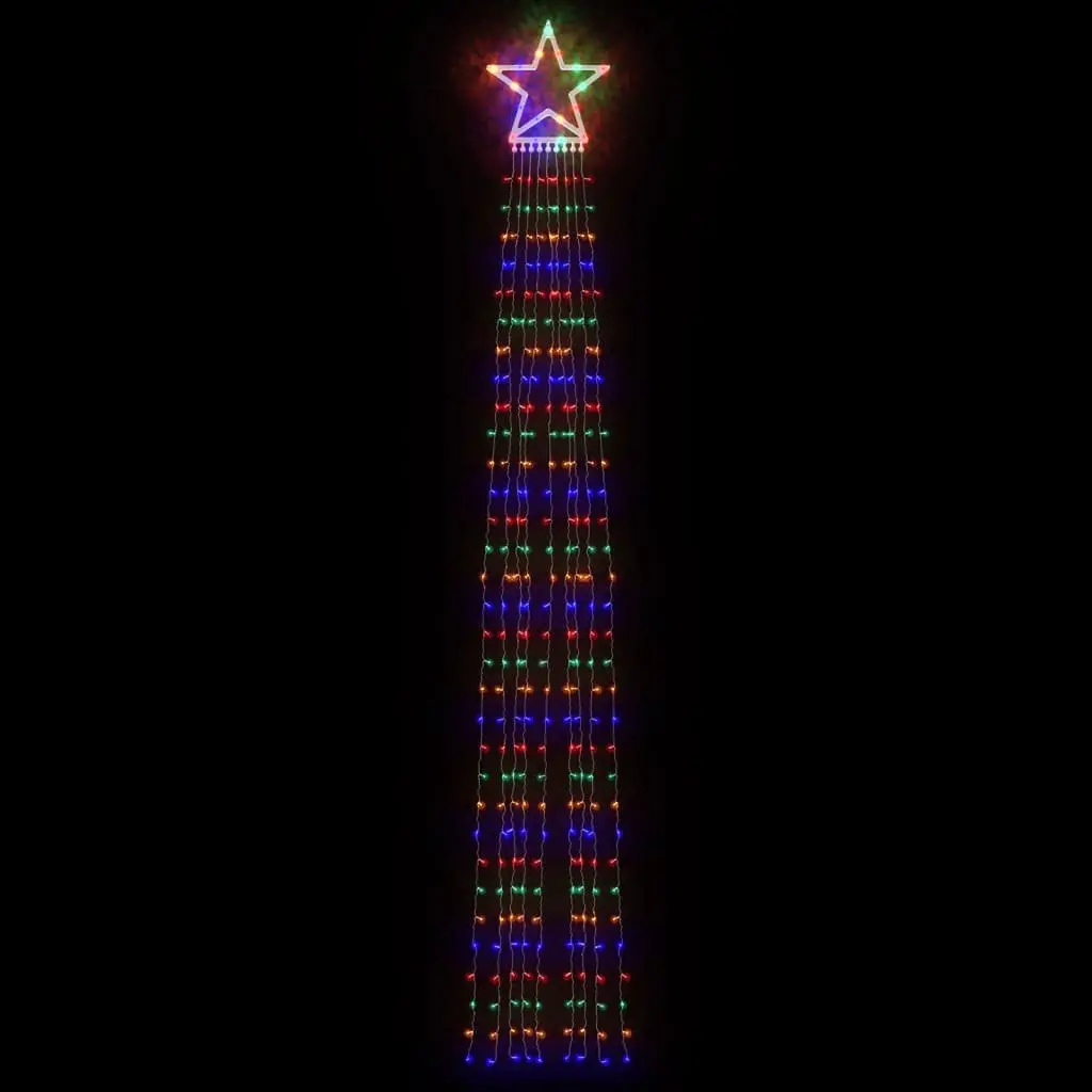 Christmas Tree Light Multicolour 375cm 320 LEDs 8 Modes IP44 Waterproof String
