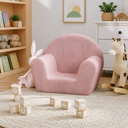 Your Child Will Love This Pink Plush Sofa