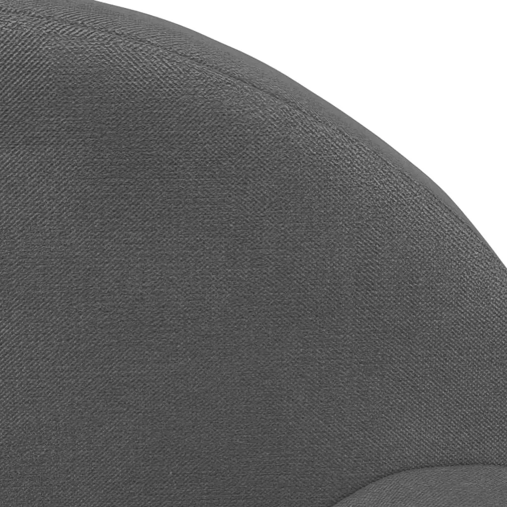 Kids Foldable Mini Bed Anthracite Soft Plush 2-in-1 Armchair for Toddlers