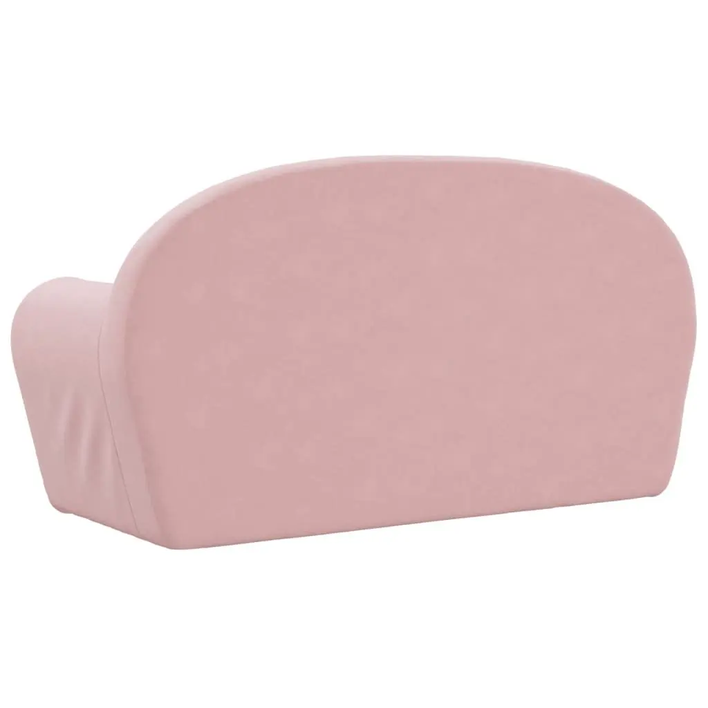 Kids Sofa Bed 2-Seater Soft Plush Convertible Armchair Folding Children Couch