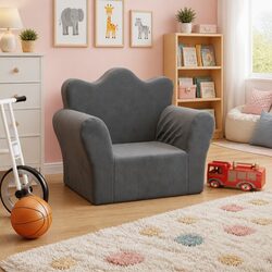 Comfortable Kids Sofa in Anthracite for Relaxing Moments