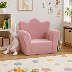 Kids Sofa in Pink: Soft, Safe, and Supportive