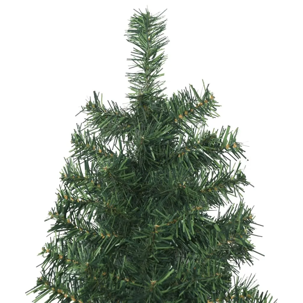 Slim Christmas Tree 300 cm with Stand Green Artificial Holiday Decoration Pencil